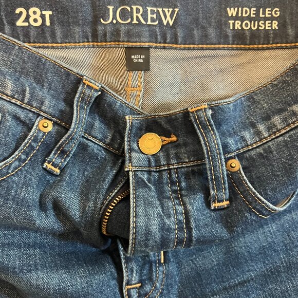 J.Crew High-Rise Denim Trouser Jean 28T - Picture 8 of 8